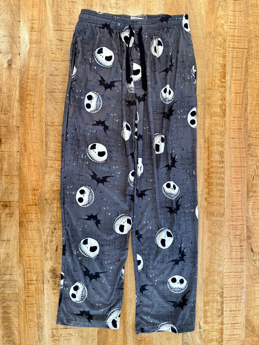 Disney Gray and White Jack Skellington Kids Pajama Pants